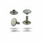 ISTA TOOLS MEGA Auswahl korrosionsbeständige Doppelkopf Hohlnieten,Doppelhohlnieten, Doppel-Nieten,zweiteilig (13 x 11 mm, Silber nickelfrei, 50)