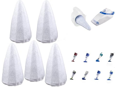 Jzenol Support en coton de rechange pour filtre d'aspirateur Pool Blaster (5 filtres coton)
