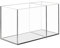 Uquelic Acrylic Pen Pencil Holder, 2 Compartments Clear Pen Pot - Desktop Stationery Storage Makeup Brushes Holder for Desk, Acrylic Organiser Pen Holder Desk Tidy