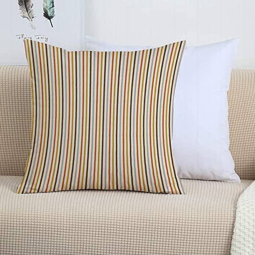 2er-Set Dekorativ Kissenbezug 45x45 cm,Vintage, Retro nostalgische 60er 70er Jahre Mode Streifen,Polyester Kissenbezüge Dekokissen Kissenhülle Set Kissen Fall für Sofa Auto Schlafzimmer Zuhause Dekor