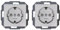Kopp 940047086 Athenis Schutzkontaktsteckdose (Packung mit 2)