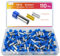 Gorffy 110 Stück Aderendhülsen Set 16mm² x 18mm, Blau Isoliert für Drahtverbindung