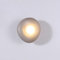 YFMYY Glas-Wandleuchte, oval, nordische Moderne Wandleuchter, 5 W, warmes Licht, Designer-Lampe, Innendekoration, Beleuchtungskörper für Wohnzimmer, Schlafzimmer, Flur, Wintergarten, Heimzimmer