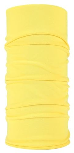 WS Accessories Unisex Neck Tube Face Mask Balaclava Scarf Bandana Cycling Biker Snood Cover Multi-Use (Yellow)