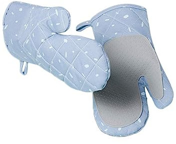 Ciieeo Paar Ofenhandschuhe mikrowellenhandschuh hitzebeständiger Handschuh Rutschfester Silikonhandschuh Hohe Temperaturbeständigkeit Handschuhe gegen Verbrühungen