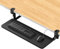 Savieva Keyboard Tray Under Desk, Pull Out Keyboard & Mouse Tray with C Clamp Ergonomic Keyboard Tray 75 X 25CM Keyboard Tray for Typing Working ，Home or Office (Black)