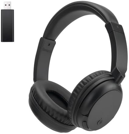 DEARBIRDER Cuffie Senza Fili Bluetooth Premio per TV, PC e Dispositivi Audio, Cuffie Auricolari con Radio FM, Fascia Leggera Regolabile per Adolescenti, Anziani, Adulti