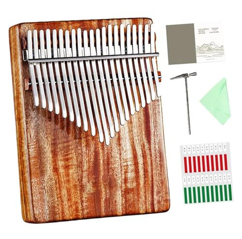 Kalimba Instrument Kalimba 21 Tasten Professionelle Kalimba 17 Tasten Mit Loch Unten Für Musikinstrument Für Anfänger(Acacia 21 keys)