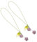 LIFKOME 2St Handy-Lanyard floraler Schlüsselanhänger Charm-Armbänder handyschutz handysicherung Kindertelefon für Telefon-Hängedekoration Telefon hängende Verzierung Metall