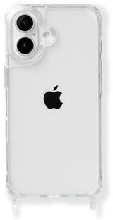 Woodcessories - Change Case, Handyhülle für iPhone 16 Hülle mit Ösen - Transparent Case zum Umhängen ohne Kette