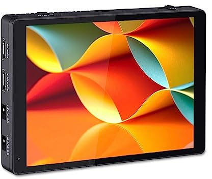 DMETE Monitor da Campo della Telecamera F7 PRO 7 3D LUT Touch Screen 4K 60Hz DSLR Camera Field Director Monitor 1920x1200 IPS F970 Kit Alimentazione Esterna Immagine più dettagliata