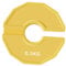 kowaku Dumbbell Fractional Weight Plate Add-on Change Weight Plate Easy to Store & Carry Gym Supplies for Kettlebell Micro Loading, Yellow, 0.5kg
