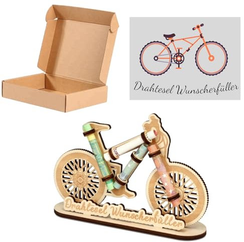 Fahrrad Geldgeschenk, Originelles Geschenk für Radfahrer, Freunde und Familie, Spardose Fahrrad, Deko Fahrrad, Fahrrad Geschenk, Playmobil Fahrrad, Fahrrad Deko Klein