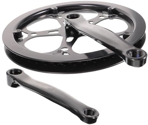 Luxshiny 1 Set Guarnitura Monocorona Kit Pedivella per Mountain Bike Accessori Ricambio Resistenti e Leggeri