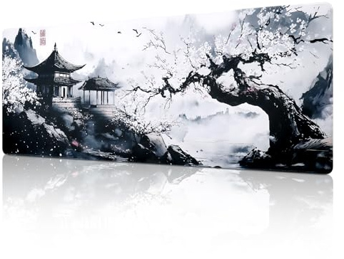 Yimomoyi XXL Gaming Mauspad - 1200 x 400mm Mousepad - Schunterlage Large Size - verbessert Präzision und Geschwindigkeit, Hochwertiger Gummi Mouse Pad