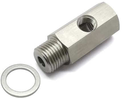 1/8NPT Öldrucksensor Manometer T-Adapter Mit 1/8NPT, M16 * 1,5 JXSS029-M1615 M16X1.5 An Beiden Enden Autoteile Öldruckschalter