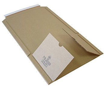 Universal Wickelverpackungen aus Mikro-Wellpappe Karton DIN A3 Nutzmaß: 455 x 320 x 20-55mm (PS.309) (25)