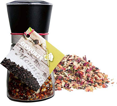 Feuer und Flamme Gewürz in Gewürzmühle Vegan BARRIQUE-Feine Manufaktur Deutschland 80g-Glas