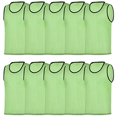 RHINOS sports Trainingsleibchen 10er-Set, Größe:L, Farbe:grün