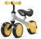 Kinderkraft Laufrad CUTIE, Lernlaufrad, Kinderlaufrad, Lauflernrad, Fahrrad ohne Pedale, Dreirad, Aus Metall, Modernes Design, Sichere Konstruktion, für Kinder ab 1 Jahr, Honig