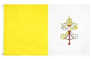 Stormflag Drapeau VATICAN 3x5ft Drapeau du Vatican 90x150cm Polyester 90g avec œillets et Double couture