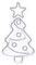 CALLARON Christmas Tree Neon Light LED Christmas Neon Lamp Decorative Christmas Light USB Wall Sign Creative Xmas Tree Night Light for Bedroom Bar Garden Wedding Party 44 x 22 cm