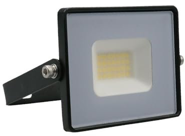 V-TAC LED-Strahler für den Außenbereich, 20 W, IP65 – 1620 Lumen, schwarz, für Haus, Garten, Garage