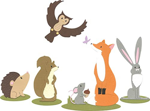Sizzix Thinlits Stanzschablone Forest Animals