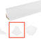 Finishing Elements for Worktop Profile Strip Splashback Edging Trim - White, Outer Corner