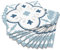 Alwayspon Peel and Stick Floor Tile, Stick on Floor Tiles, Vinyl Floor Sticky Back Sticker, Non-Slip Floor Tiles Self-Adhesive Sticker Decals, Blue, 30cmX30cmX12Pcs (DT001-30cm-12P)