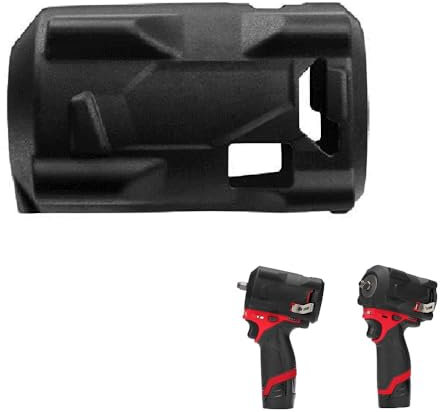 49-16-2554 M12 FUEL Stubby Impact Wrench Cover Protective Boot Fits for Milwaukee M12 Impact 3/8 in and 1/2 in, Stubby Impact Wrenches 2554-20 2555-20 and 2555P-20