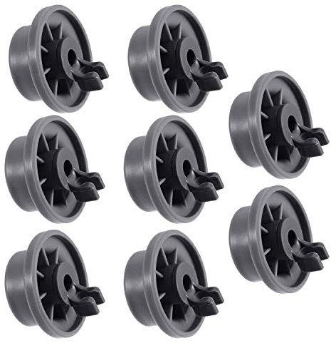 Bumdenuu 8 PièCes SéRies Roue de Lave-Vaisselle Durable 165314 Lave-Vaisselle Panier InféRieur Remplacement de Roue Adapté pour Whirlpool et Lave-Vaisselle