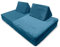 Bruni Spielsofa für Kinder in Blau - großes XXL-Sofa fürs Kinderzimmer, Schlafsofa mit abnehmbarem, flauschigem Cord-Bezug, in Österreich entwickelt