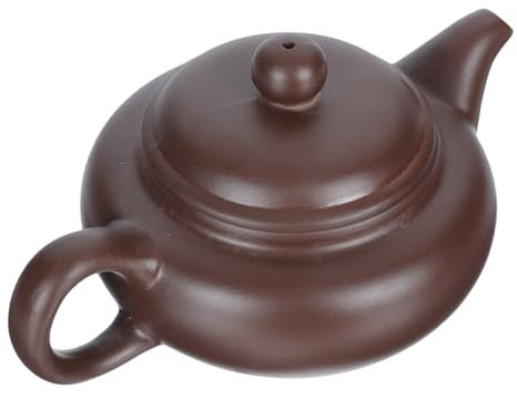 PRETYZOOM Tetera De Arcilla Morada Tetera Antigua Filtro Para Casa De Té Para Preparar Doméstica y Disfrutar Experiencia De Té Tradicional