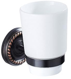 PRETYZOOM Soporte De Latón para Cepillo De Dientes Portacepillos Estante Decorativo Cromado