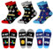 3 Pack Novelty Gamer Socks Gifts for Teenage Men, Funny Cotton Gaming Stuff Socks Birthday Gifts Size 6-11