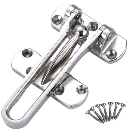 Pavsicgn Cerradura de seguridad de puerta principal, Cerradura de puerta de seguridad desde el interior | Pestillo de metal para habitación de apartamento para protección de la privacidad,Cerradura de