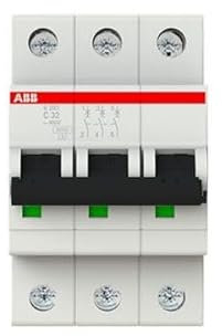 ABB S203-C32 Leitungsschutzschalter System pro M compact® Drehstrom (3P), Charakteristik C bis 32A, 6kA Kurzschlussfestigkeit