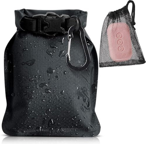 Zommke Reiseseifentasche Travel Mobiler Seifenbehälter,wasserdichte Reise-Seifenbehälter mit Karabiner und Seifenblasen-Netzbeutel für Seifenwürfeln,Ideal für Reisen, Camping, Außenbereich