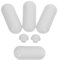 Angoily 1Set Paracolpi per Sedile Wc per Copriwater per Accessori Fissaggio per Bidet e Wc Facile da e Resistente al Movimento