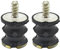 2 piezas de soporte de amortiguador AV pequeño for motosierra Husqvarna 41, 42, 36, 238, 242, 246, 133, 136, 141, 234 y 238.