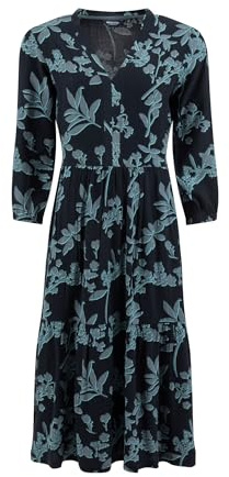 Weird Fish Gardot Viscose Printed Midaxi Dress
