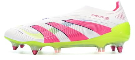 adidas Scarpe da Calcio Bianco/Rosa Predator Elite LL SG, bianco, 36 EU