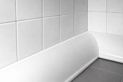 Ready Mitred Two Piece Shower Tray Quadrant Sealing Kit - White UPVC