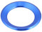 Volante centrale Volante Anello Copertura Trim Alluminio lega di cromo Decorazione Cornice Trim Inserto Sticker per 6 7 B7 (Blue)