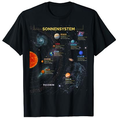 Sonnensystem T Shirt - Super Geschenk für Space Geeks T-Shirt