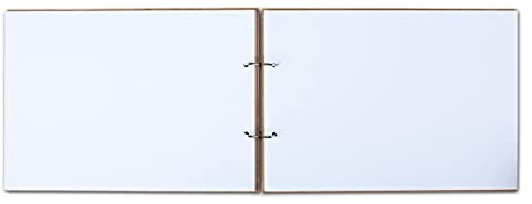 50 x Extra Seiten für Gästebuch mm Naturpapier 120g/qm gelocht DIN A4 quer 297 x 210 mm