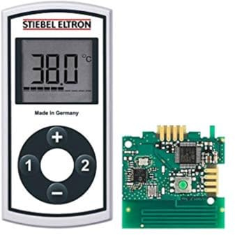 STIEBEL ELTRON Funkfernbedingung FFB 4 Set EU für Durchlauferhitzer inkl. Empfangsmodul, LCD, Memoryfunktion, 238930
