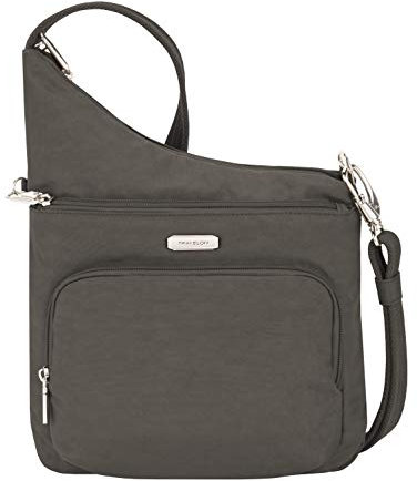 Travelon Unisex Essentials Crossbody, smoke (Grau) - 43487-510