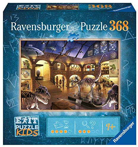 Ravensburger EXIT Puzzle Kids - 12925 Im Naturkundemuseum - 368 Teile Puzzle für Kinder ab 9 Jahren, Kinderpuzzle